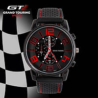 Спортивные часы для мужчин красные наручные часы BuyIT Спортивний годинник для чоловіків червоний наручний