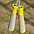 Скакалка PowerPlay 4206 Jump Rope PRO+ Сіро-жовта (2,75m.), фото 6