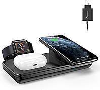 Бездротова зарядна станція 3in1 Wireless Charger