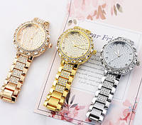 Женские наручные часы с камнями BuyIT Жіночий наручний годинник з камінням