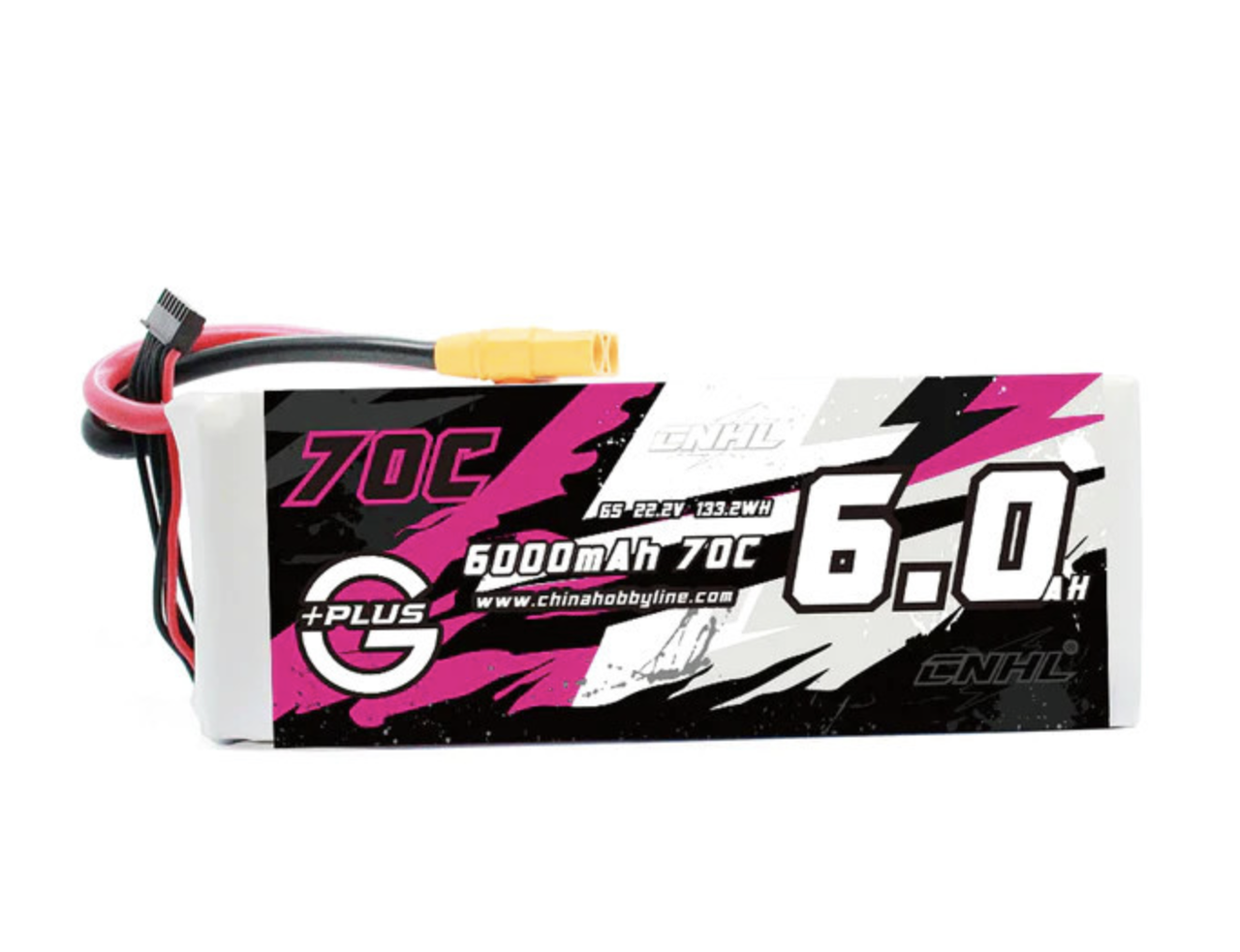 Аккумулятор CNHL G+Plus 6000mAh 22.2V 6S 70C Lipo XT90