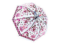 Дитяча парасолька оптом рожева Арт.207А-2 Fiaba ( Бетховен)
