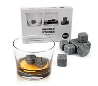 Стеатитовые камни вместо льда для виски Whiskey Stones Многоразовый лёд кубики для охлаждения напитков