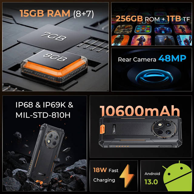 Oukitel WP28 8/256GB купить в Украине - Экстрим Маркет