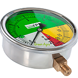 Манометр регулятора тиску (розподільника) польського обприскувача великий (різьба M12 * 1,5), фото 3