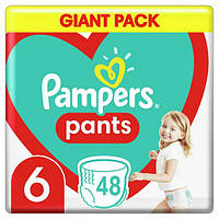 Pampers Подгузники-трусики Pants 6 (15+ кг) 48 шт