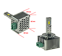 Светодиодная Авто лампа LED D3 12V PL-04 6000K 10000L 50 W радиатор c вентилятором+обманка