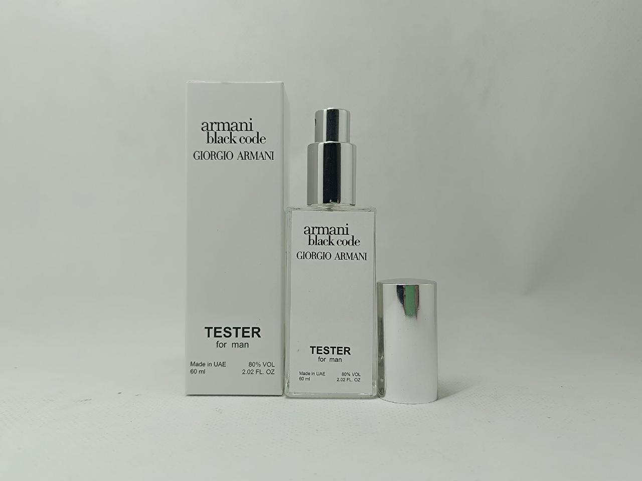 Armani black top code tester