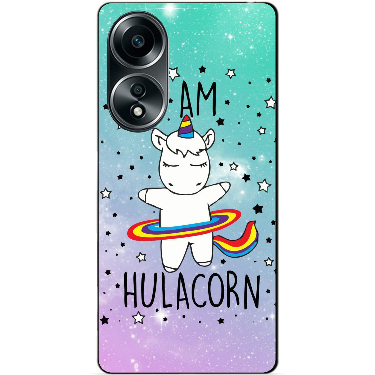 Силіконовий бампер чохол для Oppo A58 з малюнком Єдиноріг Поні