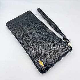 Портмоне гаманець з логотипом CHEVROLET (Шевроле) Еко шкіра Чорний