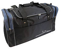 Дорожная спортивная сумка 60 л Wallaby черная с серым BuyIT Дорожня спортивна сумка 60 л Wallaby чорна із