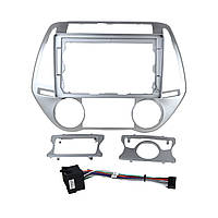 Перехідний штатний комплект із проводкою до Android магнітоли Hyundai i20 2009-2013
