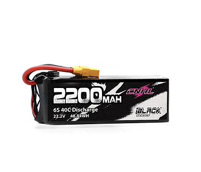 Аккумулятор CNHL Black Series 2200mAh 6S 22.2V 40C Lipo XT60