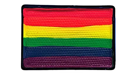Аквагрим GrimMaster Спліт Кейк Неонова Веселка/ Neon Rainbow 35 g, фото 1