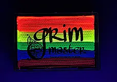 Аквагрим GrimMaster Спліт Кейк Неонова Веселка/ Neon Rainbow 35 g, фото 6