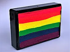 Аквагрим GrimMaster Спліт Кейк Неонова Веселка/ Neon Rainbow 35 g, фото 3