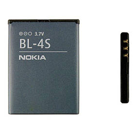 Акумулятор Nokia BL-4S для Nokia 2680, Nokia 3600, Nokia 3710, Nokia 7020, Nokia 7100(860 mA/год) ААА клас