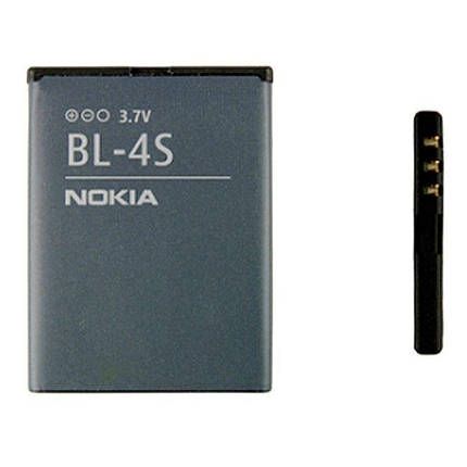 Акумулятор Nokia BL-4S для Nokia 2680, Nokia 3600, Nokia 3710, Nokia 7020, Nokia 7100(860 mA/год) ААА клас, фото 1
