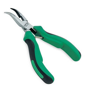 Плоскогубці прецизійні подовжені вигнуті 130 мм 5" TOPTUL DFBK2205