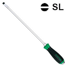 Викрутка шліцьова ударна TOPTUL 10x400 (з шестигранником під ключ) FALB1040