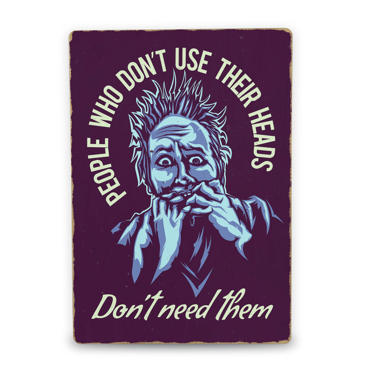 Дерев'яний постер Don't need them А5