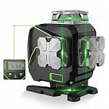 Лазерний рівень Huepar S04CG Premium 2 АКБ відкалібрований нівелір з штативом 1.4 м, фото 2