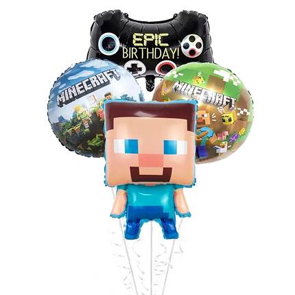 Фонтан із кульок Майнкрафт з Геймпадом (Джойстиком), фото 1