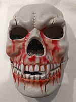 Карнавальна маска Череп Скелет (щелепа рухається)