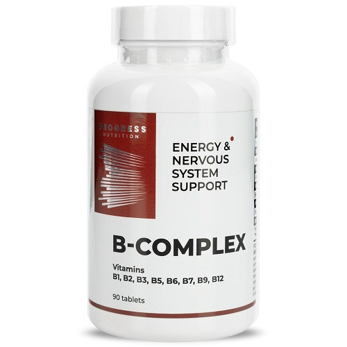 Вітаміни Progress Nutrition B-Complex (90 таблеток.), фото 1