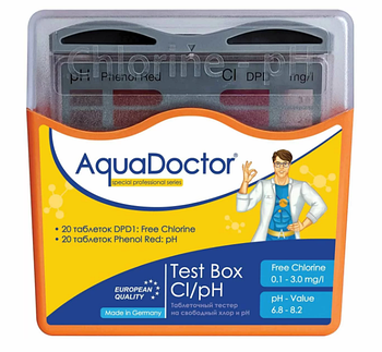 Тестер в таблетках AquaDoctor Cl та pH