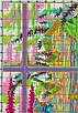Набір для вишивання за нанесеною на канву схемою "Look at each other".  AIDA 14CT printed, 29*55 см, фото 10