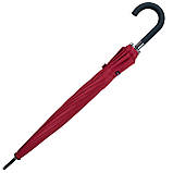 Парасолька-тростина Semi Line Red класичний червоний якісний молодіжний легкий напівавтомат унісекс 116 см MS, фото 2