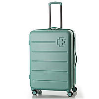 Туристична валіза велика міцна з Abs пластику L Swissbrand Berlin 98 л для поїздок 76.5x54x32 см MS