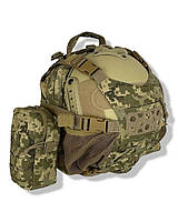 Тактический рюкзак Пиксель 15л. с креплением для шлема