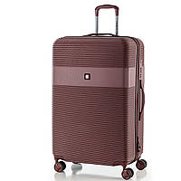Велика туристична валіза надійна пластикова L Swissbrand Cairo на 97 л для речей 78x51x30 см MS