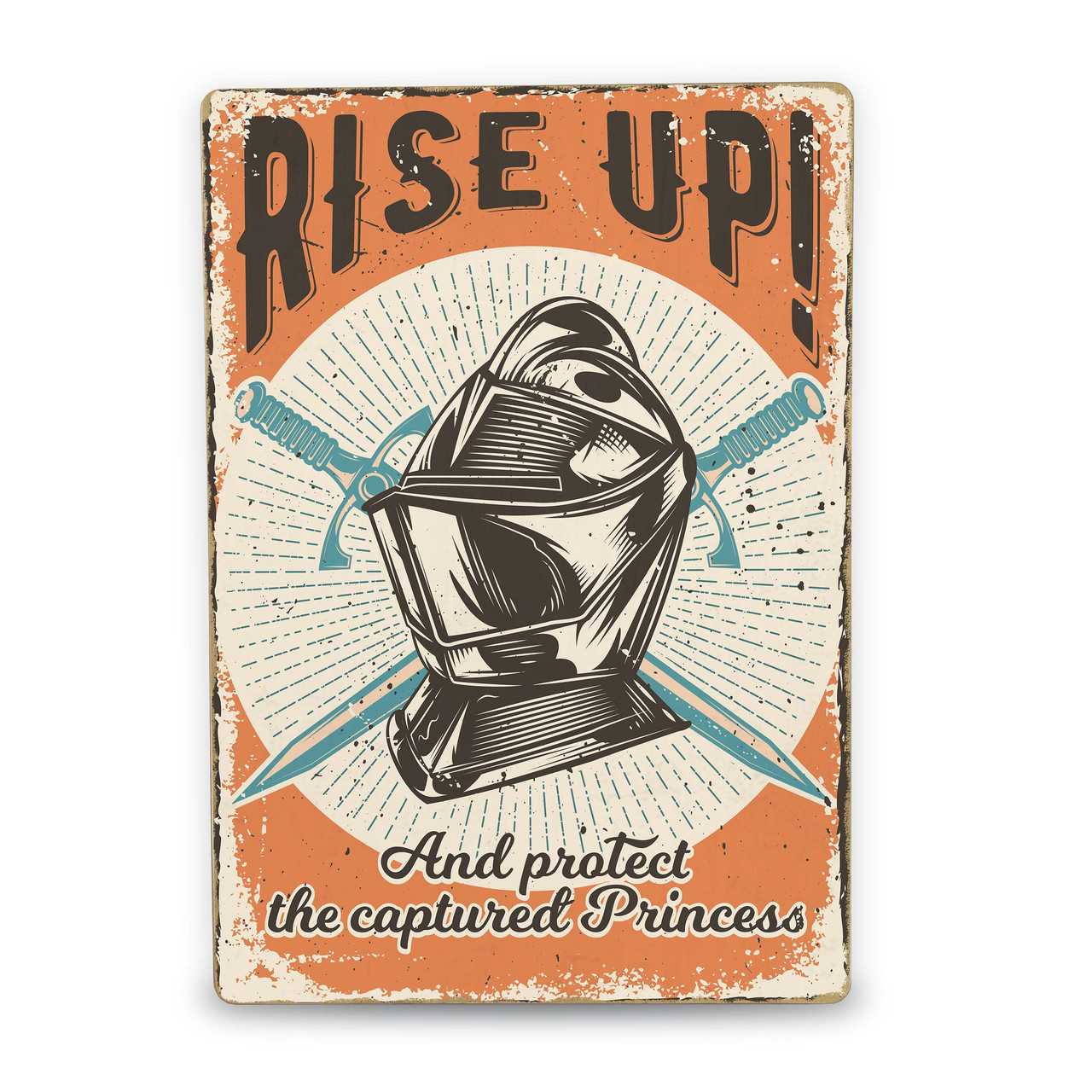 Дерев'яний постер Rise up А5