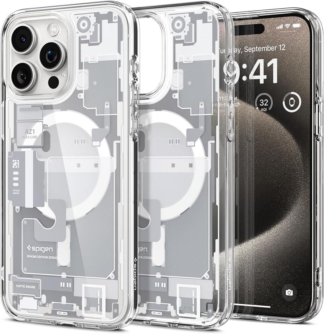 Чохол Spigen для iPhone 15 Pro Max - Ultra Hybrid Zero One White MagFit (ACS07034)