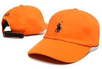 Модная кепка Polo Ralph Lauren  оранжевого цвета