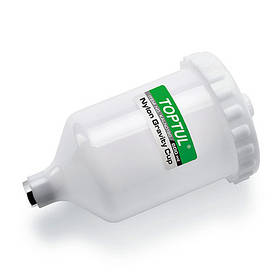 Бачок для фарбопульта пластиковий 600 мл (внутрішня різь M16*1.5) TOPTUL KALN0160