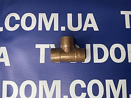 Трійник мідний Ø28mm