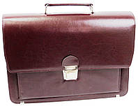 Женская деловая сумка бордовый портфель из эко кожи Amo SST09 Toyvoo Жіноча ділова сумка бордовий портфель з