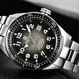 Механічний з автопідзаводом водонепроникний (10ATM) годинник Pagani Design PD-1649 Silver-Black, фото 5