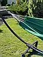 Монотонний міцний гамак WISH салатовий двомісний XXL 200х150 WCG Shopik, фото 3