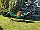 Монотонний міцний гамак WISH салатовий двомісний XXL 200х150 WCG Shopik, фото 6