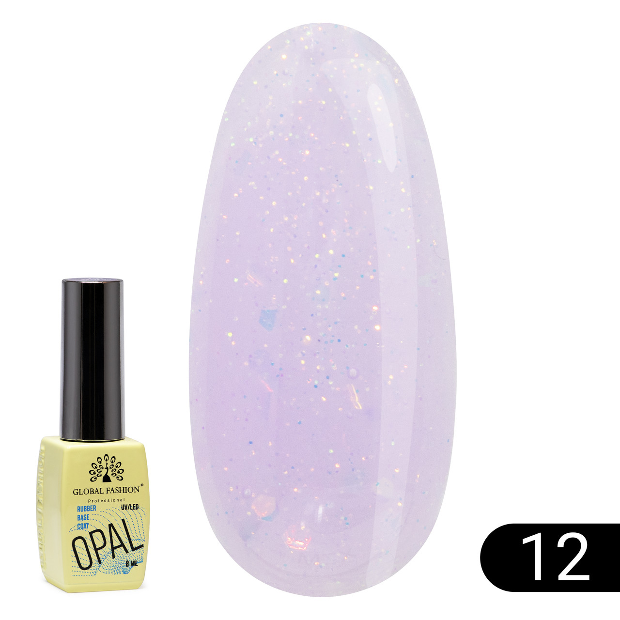 Каучукова База Opal 8 мл від Global Fashion №12