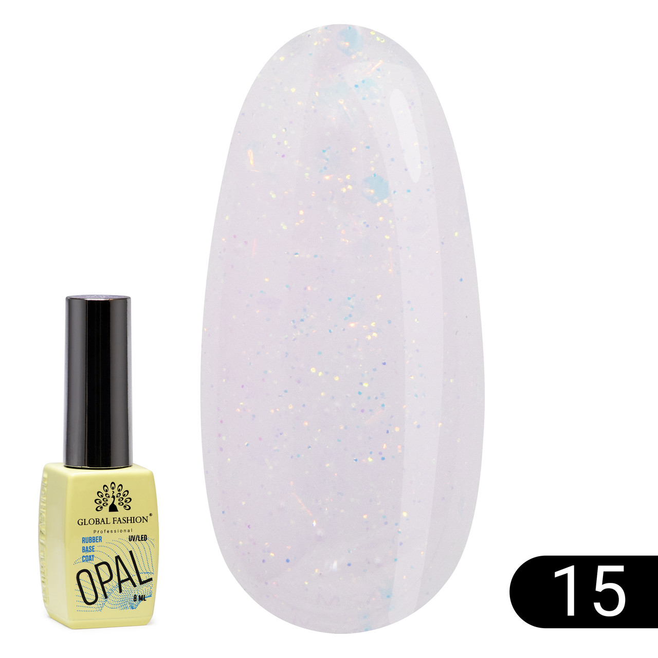 Каучукова База Opal 8 мл від Global Fashion №15