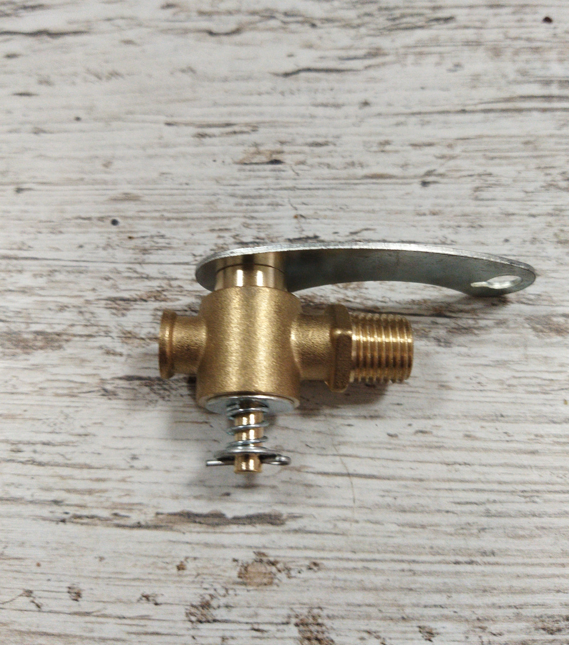 Краник зливний блоку Газ, УАЗ ПС-7-2 крива ручка, фото 1