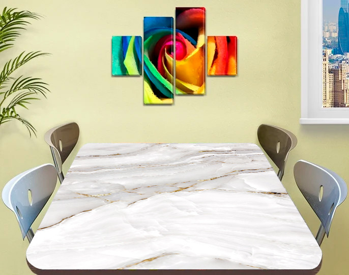 Наліпка на стіл Мармур 60 х 100 см