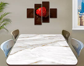 Наліпка на стіл Мармур 60 х 100 см, фото 3