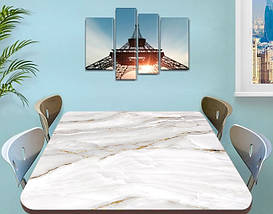 Наліпка на стіл Мармур 60 х 100 см, фото 5